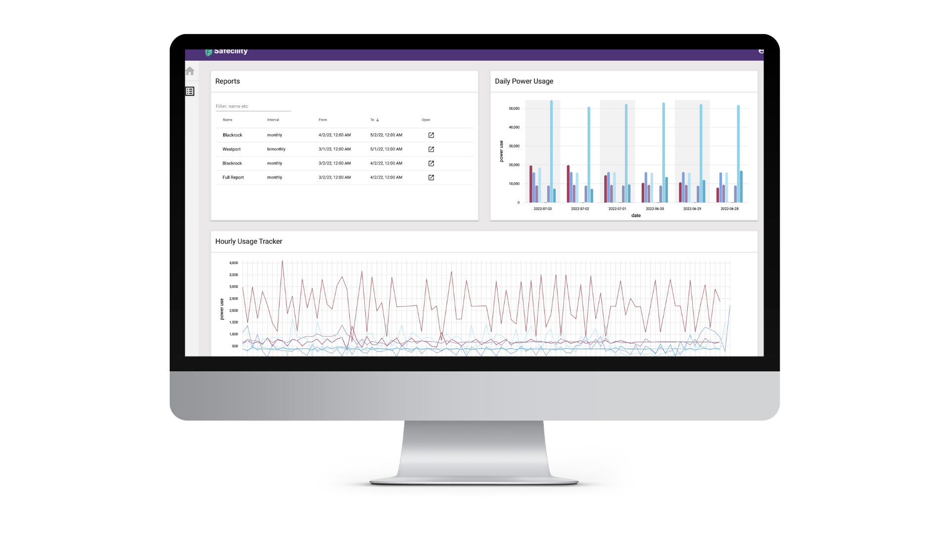 Safecility Portal Energy Monitoring