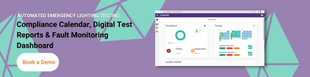 Book a Demo Safecility Wireless Emergency Lighting 1
